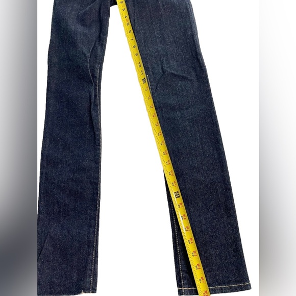 Guess Jeans Authentic Ultra High-Waisted Skinny Jeans Women 23 Stretch Deep Blue - Picture 6 of 9